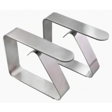 Set van 8 roestvrijstalen tafelkleedclips, verdikte tafelkleedhouders, tafelkleedklemmen voor picknick, barbecue en buiten dineren.