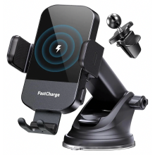 3-in-1-Autotelefonhalterung mit Lüftungsschlitzclip und Saugnapfhalterung, universelle Smartphone-Halterung für Armaturenbrett und Windschut