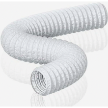 150 mm flexibler PVC-Lüftungsschlauch, 5 m schallisolierter Aluminium-Luftschlauch für Growzelte, Trockner, mobile Klimaanlagen