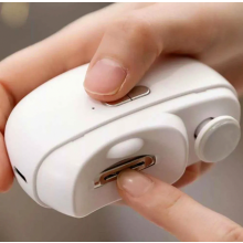 Elektrische automatische nagelvijl en -knipper voor manicure en pedicure, draagbaar nagelverzorgingsapparaat voor thuisgebruik