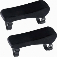 Set van 2 comfortabele armleuningkussens voor bureau- en gamingstoelen, armleuningkussens van traagschuim voor ondersteuning van de elleboge