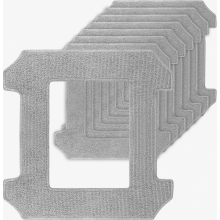 Juego de 48 almohadillas de microfibra lavables para robot limpiacristales, accesorios de repuesto compatibles con Winbot W2.