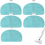 5-Pack Replacement Mop Pads, 32 x 19.5 cm Microfiber Steam Mop Covers with Hook and Loop Backing for All Floors, Durable 1