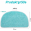 5-Pack Replacement Mop Pads, 32 x 19.5 cm Microfiber Steam Mop Covers with Hook and Loop Backing for All Floors, Durable 2