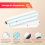 4 Pack Microfiber Mop Replacement Pads for Floor Cleaner, Reusable Flat Mop Covers for Deep Cleaning, Durable and Easy t 5