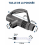 Replacement Handle for Vacuum Cleaner, Compatible with DC29 DC33C DC37 DC52 DC19 DC23 DC26 DC32 DC36 DC48, Grey, Durable 5