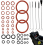 45 Piece Coffee Machine Seal Rings for Brew Group Replacement, Durable Silicone Gaskets for Espresso Machines 1