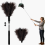 Feather Duster with Telescopic Handle, Washable Ostrich Feathers, Soft Natural Duster for Ceilings and Delicate Surfaces 1