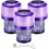 Replacement Filter Set for V11 V15 SV14 SV17 SV22 Vacuum Cleaners, 3 Pack Compatible with Detect, Absolute, Extra, Pro, 1