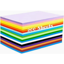 200 Sheets A4 Colored Paper, 20 Assorted Colors, 70 gsm Double-Sided Craft Paper for DIY Origami and Art Projects