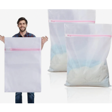 2 Pack Large Mesh Laundry Bags, Oversized 90 x 90 cm XXL Laundry Net Bag for Washing Machine, Durable Reusable Wash Bag