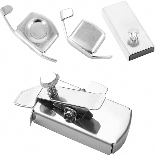 4-Piece Magnetic Seam Guide for Sewing Machine, Universal Multifunctional Sewing Accessory for Precise Stitching and Mea