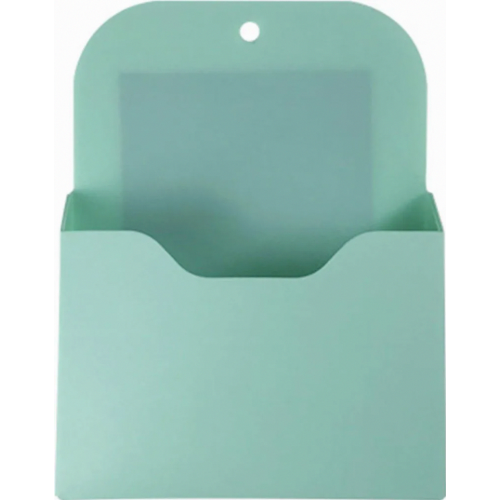 Magnetic Document Holder, Wall-Mounted Storage Box, Large Capacity Full-Size Pocket, Solid Color File Organizer