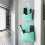 Magnetic Document Holder, Wall-Mounted Storage Box, Large Capacity Full-Size Pocket, Solid Color File Organizer 3