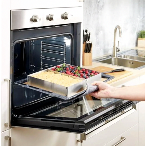 Adjustable Rectangular Baking Frame with Divider, Cake Ring for Baking Tray, Spatula for Cakes, Tortes, Pizza Baking and 2