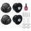 4 Pack Universal Bakelite Pot Lid Knobs with Screws, Black Durable Replacement Knobs for Pot Lids and Casseroles 1