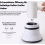 Universal Hair Dryer Diffuser Attachment for Curly and Wavy Hair, Adjustable Professional Diffuser for Defined Curls and 4