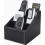 Remote Control Holder Organizer with 3 Pockets and Soft Suede Lining for Home Storage 1