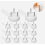 60 Pack Invisible Hard Wall Hooks, No-Trace Wall Picture Hooks for Hanging Frames and Decor 1