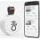 Bluetooth Thermometer Hygrometer, Mini Indoor Temperature Humidity Sensor with App, Data Export, Compatible with iOS and 1