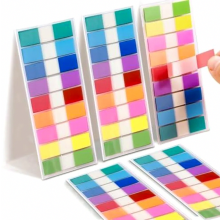 900 Sheets Transparent Sticky Notes Page Markers, Repositionable Writable Index Tabs, Small Adhesive Tabs for Reading, S