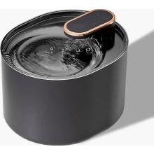 Fontana per l'acqua automatica ultra silenziosa da 3 litri per cani e gatti con luce LED, fontanella per animali domestici per cani e gatti