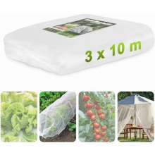 Rete per orto a maglia fine, 3 x 10 m Rete di protezione dagli insetti per aiuole rialzate, tunnel, serre, alberi da frutto e