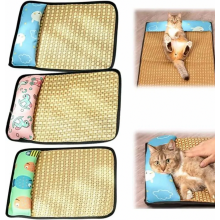 Tappetino autoraffreddante per animali domestici, adatto a cani e gatti, lavabile, 51 x 41 cm, traspirante e confortevole per l'estate, idea