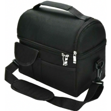 Bolsa térmica dupla de 8 litros para piquenique, camping e almoço, bolsa térmica portátil.