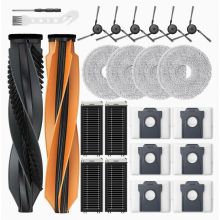 Kit de acessórios com 24 peças para aspirador robô, conjunto de peças de reposição compatível com X50 Ultra Complete, L50 Pro Ultra e X50 Ma