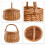 Creative Home Großer Picknickkorb Weidenkorb mit Henkel Einkaufskorb 8