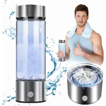 Fľaša na vodíkovú vodu 420 ml s technológiou PEM, nabíjateľná fľaša s generátorom vodíka s USB