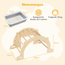 8-in-1 klimboog met opbergbox, 90x50x48 cm