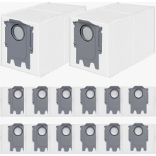 14 vreciek na prach pre Roborock Q Revo, Saros 10, 10R, S8 MaxV, QV35A, Qrevo S5V, QV35S, Z70, Qrevo S, Pro, Plus, MaxV, Master