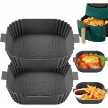 Silikónová forma na pečenie do fritézy s vložkami, sivá nepriľnavá, žiaruvzdorná, príslušenstvo do rúry