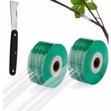 Bande de greffage extensible, bande de greffage élastique auto-adhésive pour arbres fruitiers et jeunes plants de pépinière avec couteau de jardin