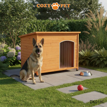 Dog Kennel Cozy Pet XL Insulated Wooden Puppy Kennels House DK01XL