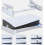 Support horizontal PS5 Slim Pro avec vis, support pour console Playstation 5, fixation stable à l'horizontale, compatible avec les accessoires PS5 1
