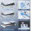 Support horizontal PS5 Slim Pro avec vis, support pour console Playstation 5, fixation stable à l'horizontale, compatible avec les accessoires PS5 4