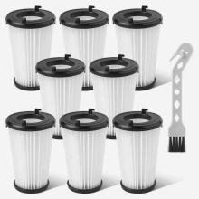 8-teiliges Ersatzfilterset für Staubsauger, kompatibel mit den Modellen CX7 und QX8, waschbare HEPA-Filter für Tierhaare