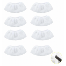 8er-Pack Mikrofaser-Dampfreinigerbezüge, kompatibel mit Easyfix SC1, SC2, SC3, SC4, SC5 und SC7, Ersatztuchset, Weiß