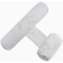Verstelbare anti-rol wig voor baby's, ademende slaappositioneerder voor baby's met afneembare hoes voor comfortabel slapen