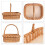Creative Home Weidentablett Korbtablett mit Henkel | 40x32 cm (+/- 2 cm) 8