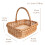 Creative Home Weidentablett Korbtablett mit Henkel | 40x32 cm (+/- 2 cm) 3
