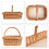 Creative Home Weidentablett Korbtablett mit Henkel | 55x42 cm (+/-2cm) 6