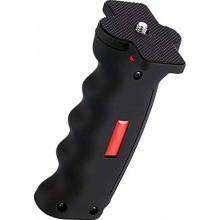 Kamera-Handgriff-Stabilisator für Camcorder mit 1/4-Zoll-Schraube und Gewindebohrungen, ergonomisch für DSLR- und spiegellose Kameras