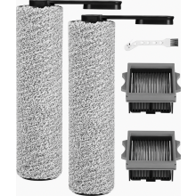 5-teiliges Ersatzteilset für Nass- und Trockensauger, 2 Bürstenwalzen, 2 Filter, 1 Reinigungsbürste, kompatibel