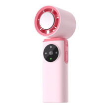 Handventilator van 6000 MAh met Ijskoeling - 199 Snelheden, 20 Uur Batterijduur, Turboventilator met 20.000 Toeren Per Minuut voor op Reis,