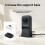 For  X6 Camera Anti-Slip Base Desktop Enlarged Support Fixed Bracket Tabletop Tripod Mount Holder Black 3