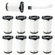 Set van 9 vervangingsfilters voor snoerloze stofzuigers, compatibel met CX7-2-I360, CX7-2-S360, CX7-2 en QX8 Animal X